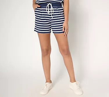Belle by Kim Gravel TripleLuxe Knit 5" Harbor Island Shorts