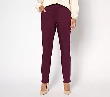 Belle by Kim Gravel Regular MegaModal Chic Straight Leg Pant