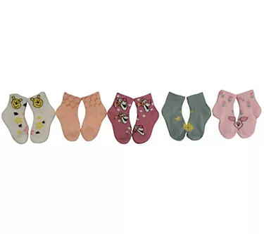 Winne the Pooh Toddlers' Crew Sock Set - 5 Pair
