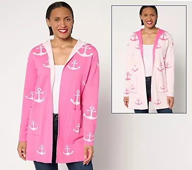 Belle by Kim Gravel Yachtical Reversibelle Cardigan