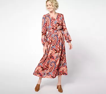 Belle Boho by Kim Gravel Petite Rustic Paisley Dress