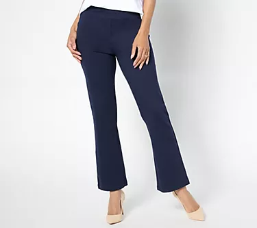 nicole by Nicole Miller Petite Stretch Ponte Pull-On Pants