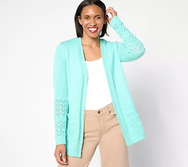 Isaac Mizrahi Live! Petite Bridgehampton Slub Sweater Cardigan 1 331297-isaac-mizrahi-live-petite-bridgehampton-slub-sweater-cardigan-1.webp