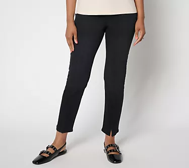 LOGO by Lori Goldstein Regular Black Split Hem Ankle Jeans 1 334118-logo-by-lori-goldstein-regular-black-split-hem-ankle-jeans-1.webp