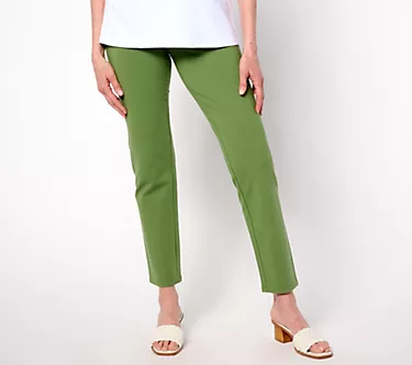 Women with Control Tummy Control 86/14 Petite Slim Leg Pants