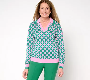 335094-isaac-mizrahi-live-clubhouse-geo-print-long-sleeve-polo-sweater-1.webp