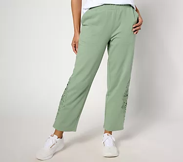 LOGO Life by Lori Goldstein Petite Knit Pull On Pant