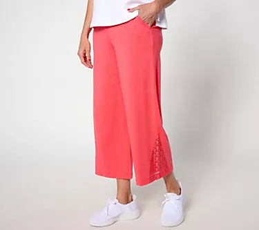 Isaac Mizrahi Live! Tall Knit Wide Leg Crop Pants w/ Crochet Trim 1 336769-isaac-mizrahi-live-tall-knit-wide-leg-crop-pants-w-crochet-trim-1.webp