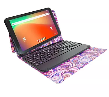 Visual Land Prestige 10.1" HD Quad-Core 128GB Tablet w/ Keyboard Case