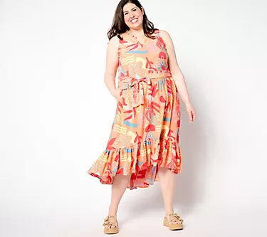 Susan Graver Soleil Regular Stretch Woven Dress