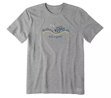 Life is Good Men's Off-Road Beach Crusher Tee