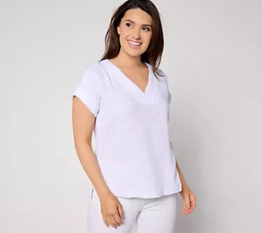345143-belle-beach-by-kim-gravel-star-spangled-cotton-gauze-v-neck-top-1.webp