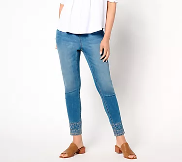 Denim & Co. Regular Indigo Easy Stretch Embellished Hem Slim Ankle Jean 1 345247-denim-co-regular-indigo-easy-stretch-embellished-hem-slim-ankle-jean-1.webp
