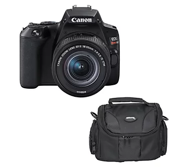 Canon EOS Rebel SL3 DSLR Camera w/ 18-55mm Lensand Carry Case