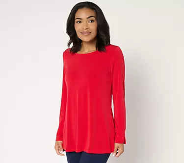 Susan Graver Modern Essentials Petite Liquid Knit Tunic