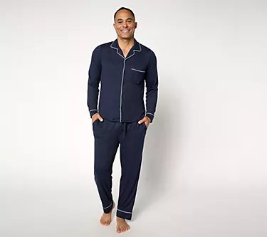 BumbleBella by Jill Martin Dreamy Jersey Men's Classic Pajama Set