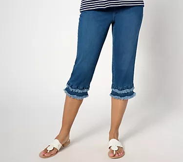 Belle by Kim Gravel Petite TripleLuxe Eyelet Frayed Scallop Capri 1 351981-belle-by-kim-gravel-petite-tripleluxe-eyelet-frayed-scallop-capri-1.webp