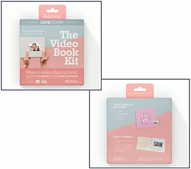 Heirloom 20-Minute HD Video Book Kit with Video Playback