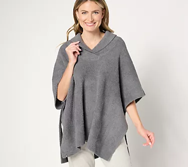 Barefoot Dreams CozyChic Shawl Collar Poncho