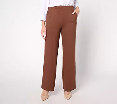 Joan Rivers Regular Pull-On Ponte Trouser Pant