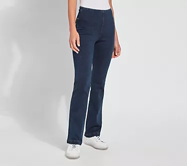 Lysse New York Plus Size Baby Bootcut Denim Pants