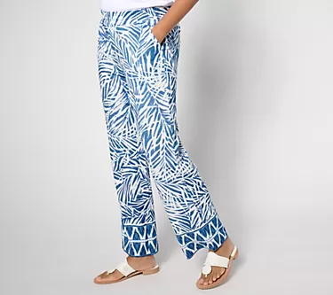 Belle Beach by Kim Gravel Pet Cabana Knit Seascape Beach Pant