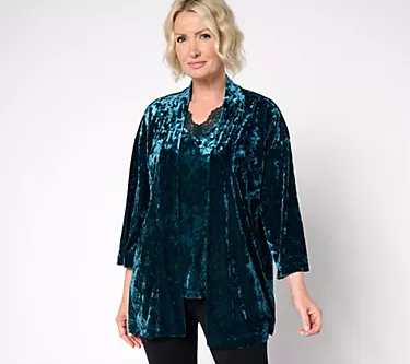 Belle Boho by Kim Gravel Crushed Velvet Topper