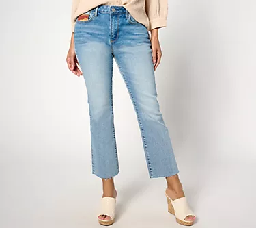 Driftwood Jeans Roxy Embroidered Kick Flare Jean - Desperado