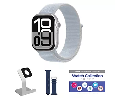 Apple Watch Ser ies 10 GPS 42mm Sport Loop Bun dle