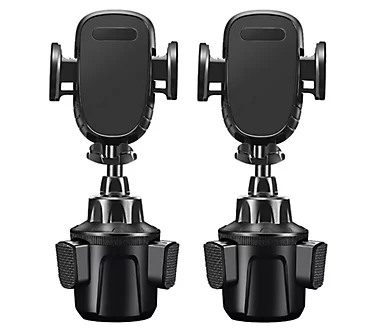 Kall Keeper Adjustable Cupholder Car Phone Mount 2-Pack
