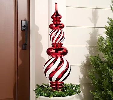 Kringle Express 37" Oversize Finial Stake/ Hanging Decor