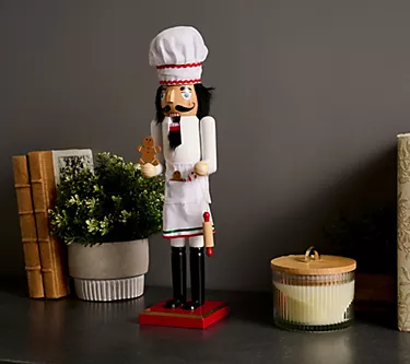 Kringle Express 16" Wooden Collectible Nutcracker