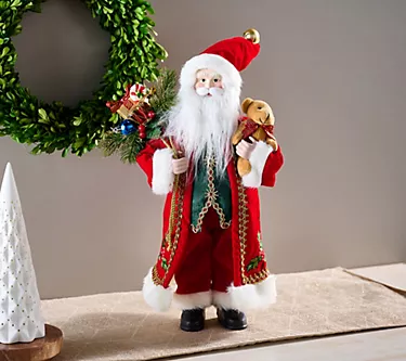 18" Santa Claus Figure by Valerie