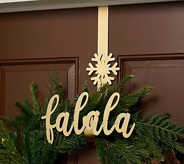 Wreath Hanger with Removable Holiday Icon by Kim Gravel