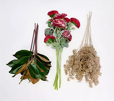Simply Stunning 18-Piece Trim Holiday Botanical Set by Janine Graff