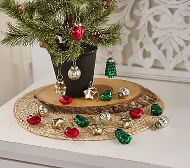 20pc Glass Ornament Scatter by Valerie