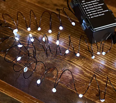 Bethlehem Lights S/3 Color Flip Fairy Lights - Black Wire
