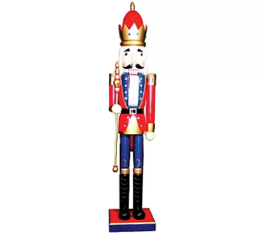 60-1/2" Red King Nutcracker by Santa's Workshop
