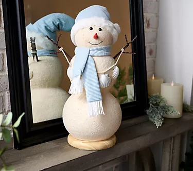 Kringle Express Christmas in July Beach Snowman