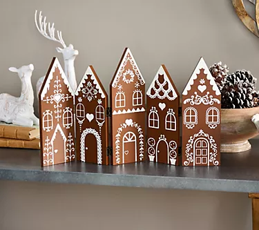 12" Decorative Holiday Backdrop Scene by Valerie