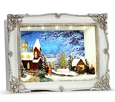 Mr. Christmas Animated Shadow Box Scenes - Church