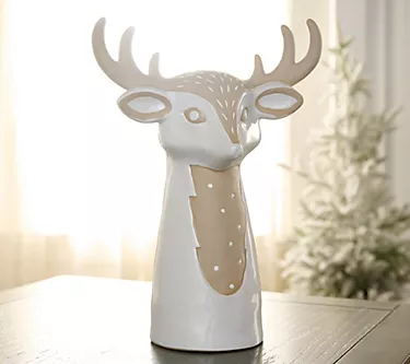 Home Reflections 11" Hand-Glazed Stoneware Reindeer 1 364001-home-reflections-11-hand-glazed-stoneware-reindeer-1.webp
