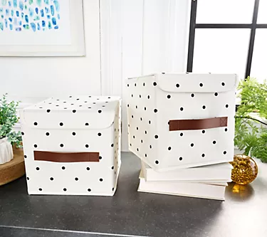 Cella 9" x 9" Small Collapsible Storage Bins