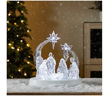 Glitzhome Christmas Lighted Tabletop Nativity Scene Figurine 1 365248-glitzhome-christmas-lighted-tabletop-nativity-scene-figurine-1.webp
