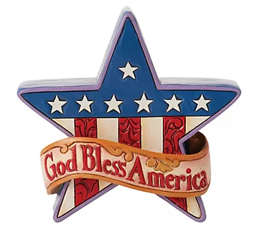 Jim Shore Mini Patriotic Star Figurine