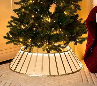 "As Is" 24" Illuminated Decorative Tree Collar by Kim Gravel