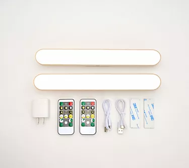 SecureBrite Set of 2 Rechargeable Swivel LED Cabinet Lights