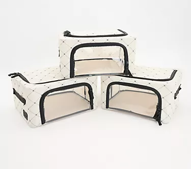 Periea Set of 3 Compact Collapsible Storage Boxes