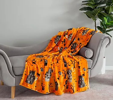 Berkshire Velvetsoft Plush Halloween 60x70 Throw