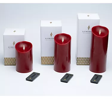 Luminara Set of (3) 4.5", 6.5" & 8.5" Flameless Candle Garden 1 366158-luminara-set-of-3-4-5-6-5-8-5-flameless-candle-garden-1.webp